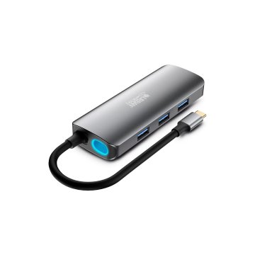 USB-C rozbočovač Urban Factory MHC55UF Sivá