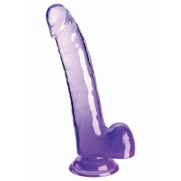 Vibrator Pipedream King Cock Clear Purpurová Viacfarebná