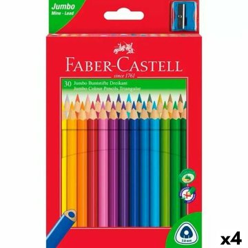 Farbičky Faber-Castell Viacfarebná 4 Kusy