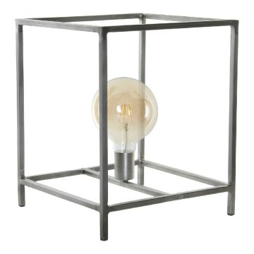 Stolná Lampa DKD Home Decor Kov Gris Oscuro (33 x 33 x 40 cm)