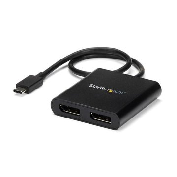 Adaptér USB C na DisplayPort Startech MSTCDP122DP Čierna