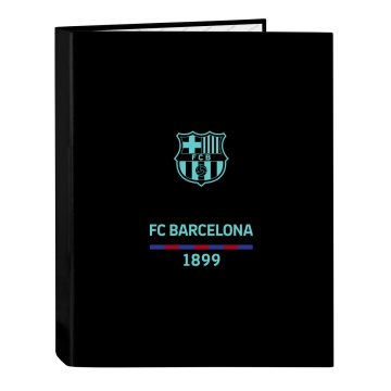 Krúžkové zakladače F.C. Barcelona Čierna A4 26.5 x 33 x 4 cm