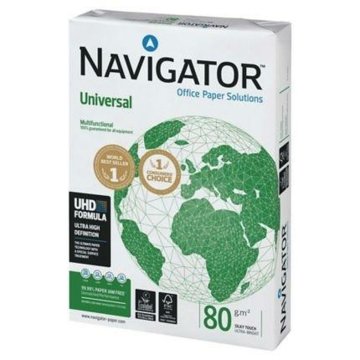 Tlačiarenský papier Navigator UNIVERSAL Biela 5 Kusy