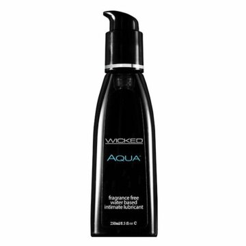 Aqua Fragrance Free - lubrikant na báze vody 250 ml, neparfumovaný Wicked