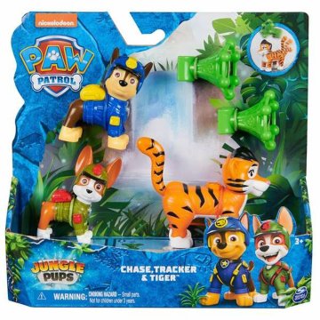 Sada autíčok The Paw Patrol Jungle Pups - Chase & Tracker