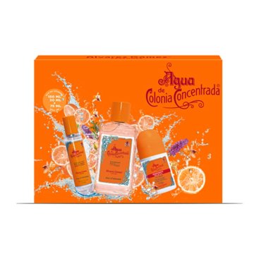 Súprava s unisex parfumom Alvarez Gomez Orange EDC Agua de Colonia Concentrada 3 Kusy