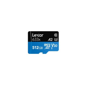 Pamäťová karta Micro SD s adaptérom Lexar 633x 512 GB