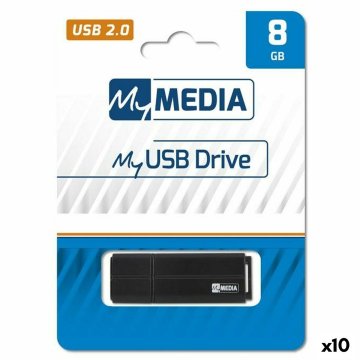 USB flash disk MyMedia Čierna 8 GB