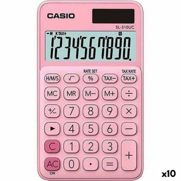 Kalkulačka Casio SL-310UC Ružová (10 kusov)