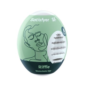 Masturbačné vajíčko Satisfyer Riffle Biela zelená