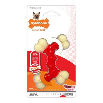 Hračka na žuvanie psa Nylabone Extreme Chew Dve Bacon Veľkosť M Nylón Termoplast