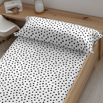 Nastaviteľná plachta Kids&Cotton Kibo Čierna 105 cm posteľ