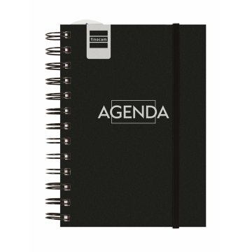 Agenda Finocam Čierna 1/8 12 x 16,4 cm 2024-2025