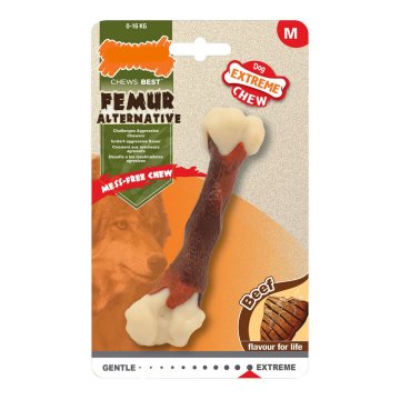 Hračka na žuvanie psa Nylabone Extreme Chew Femur Teľacie mäso Veľkosť XL Nylón Hovädzie mäso