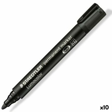 Permanentná fixka Staedtler Lumocolor 352-9 Čierna (10 kusov)