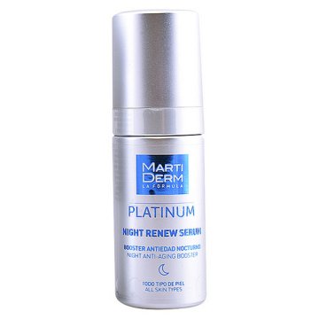 Nočné sérum proti starnutiu Martiderm Platinum Night Renew 30 ml