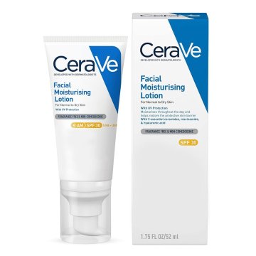 Hydratačné mlieko na tvár CeraVe Moisturising 52 ml Spf 30