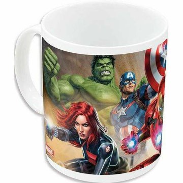 Hrnček The Avengers Infinity Biela Keramický Červená (350 ml)