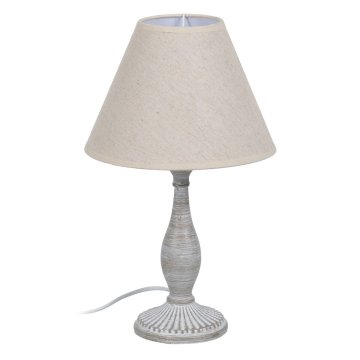 Stolná lampa Béžová Sivá 60 W 220-240 V 20 x 20 x 34 cm