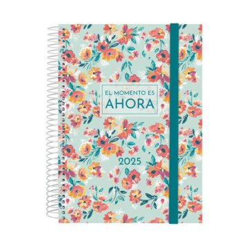 Agenda Finocam DESIGN COLLECTION A5 15,5 x 21,2 cm 2025 Kvetinový