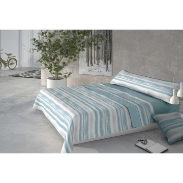 Prešívané obliečky bez výplne Pierre Cardin CORALINA MEDITERRANEO Modrá 150 cm posteľ