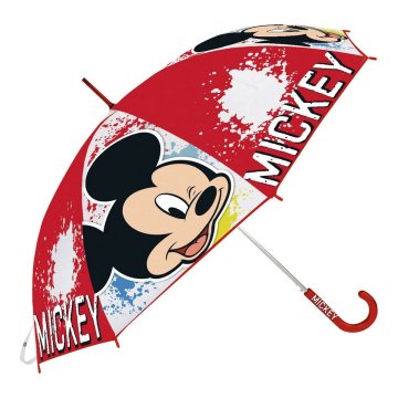 Dáždniky Mickey Mouse Happy Smiles Červená (Ø 80 cm)