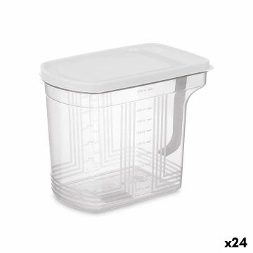 Organizér chladničky Sivá Transparentná Plastické 2,5 L 20,5 x 17 x 13 cm (24 kusov)