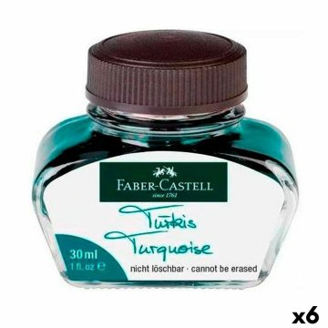 Farbiar Faber-Castell Tyrkysový 6 Kusy 30 ml