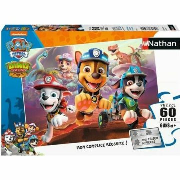 Puzzle Nathan Paw Patrol to the rescue of the dinosaurs 60 Kusy