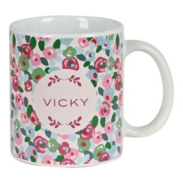 Hrnček Vicky Martín Berrocal Rosebloom Keramický Viacfarebná (350 ml)