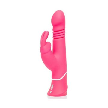 Thrusting Realistic Vibrator Happy Rabbit 01260 Ružová