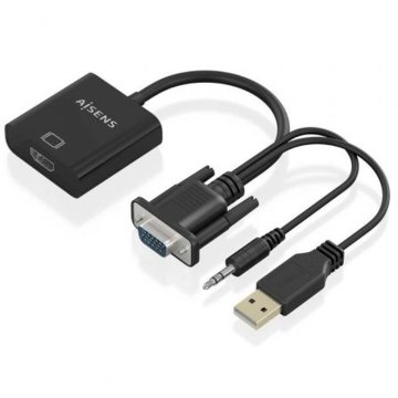 HDMI Kábel Aisens A115-0872 20 cm Čierna