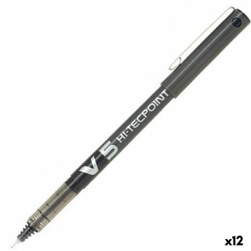 Pero na tekutý atrament Pilot V-5 Hi-Tecpoint Čierna 0,3 mm (12 kusov)