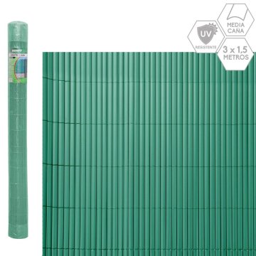 Záhradný plot zelená PVC Plastické 3 x 1,5 cm