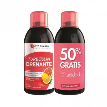 Výživový doplnok Forté Pharma Slim Drenante 500 ml Citrus 2 kusov