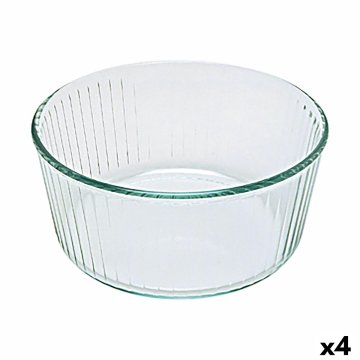 Forma na pečenie Pyrex Classic Sufle 21 x 21 x 10 cm Transparentná Sklo (4 kusov)