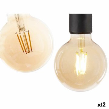 Led baterka Vintage E27 Transparentná 4 W 9,5 x 14 x 9,5 cm (12 kusov)