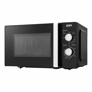 Mikrovlnná Rúra s Grilom EDM 07413 Black Design Čierna 1000 W 700 W 20 L