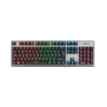 Herná klávesnica Krom RGB Čierna Španielska Qwerty