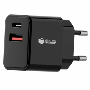 Stenová nabíjačka PcCom Essential Čierna 20 W USB USB-C