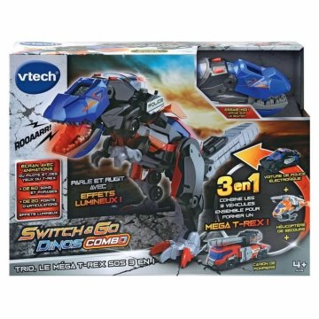 Transformovateľný super robot Vtech Switch & Go Dinos Combo: Dinosaurus