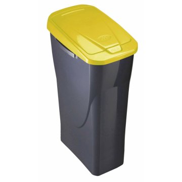 Odpadkový kôš na recyklovanie Mondex Ecobin Žltá S vrchnákom 25 L