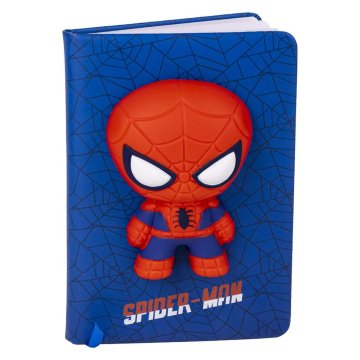 Poznámkový blok Spider-Man SQUISHY Modrá 18 x 13 x 1 cm