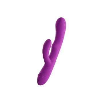 Vibrátor pre dvojicu Dual Stimulation FemmeFunn Ultra Rabbit Purpurová