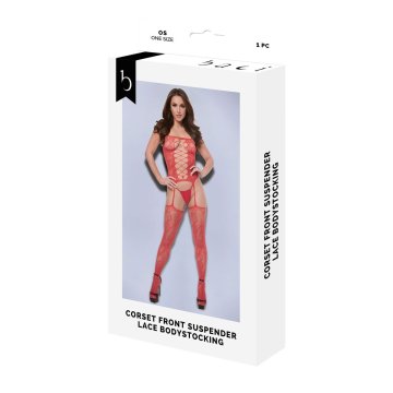 Dámsky overal Baci Lingerie Bodystocking (Jednotná veľkosť)