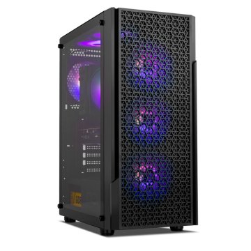 Počítačová skriňa ATX v prevedení midi-tower Nox INFINITY BETA Airflow ARGB Čierna