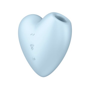 Sací stimulátor na klitoris Satisfyer Cutie Heart Modrá