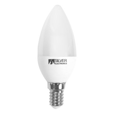 Sviečka Silver Electronics ECO VELA E14 5W 3000K A+ Biela Čierna 5 W E14 (3000K)