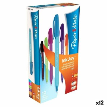 Pero Paper Mate Inkjoy 12 Kusy Viacfarebná 1 mm (12 kusov)