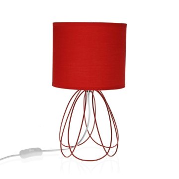 Stolná lampa Versa Mila Sivá 20 x 36 cm Kov